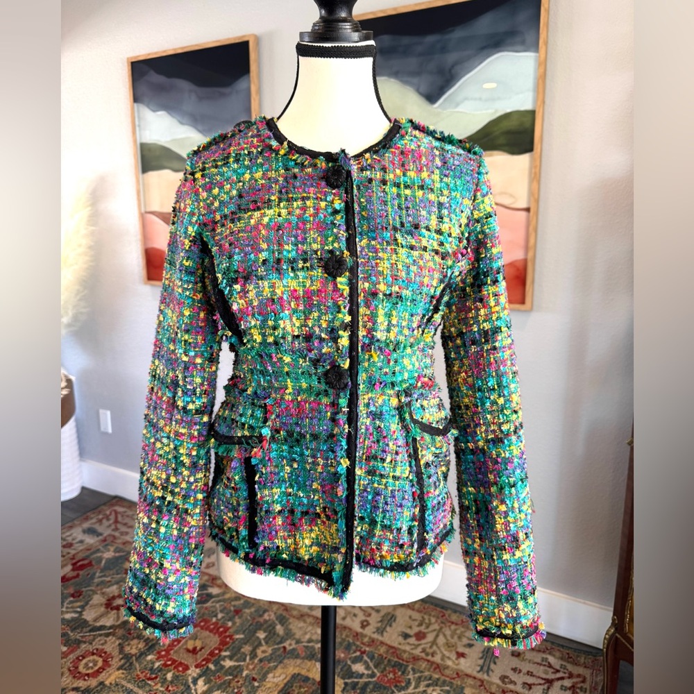 Berek Multicolor Tweed Jacket - Picture 5 of 10